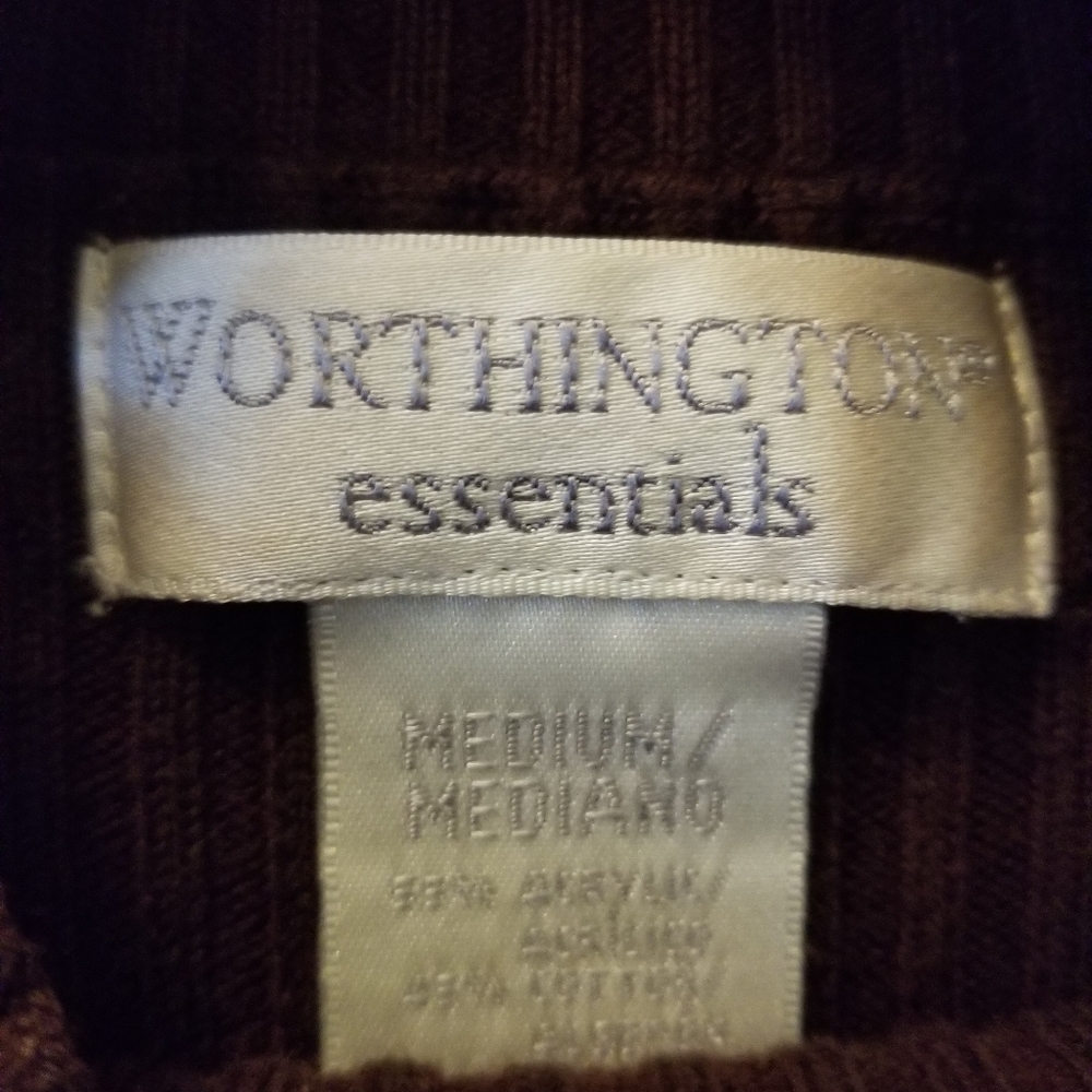 Worthington Chocolate Mock Turtleneck - image 5